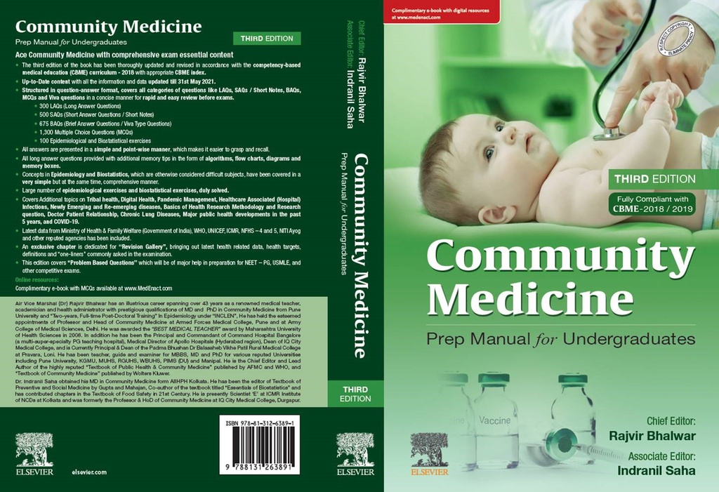 Community Medicine: Prep Manual for Undergraduates, 3/e