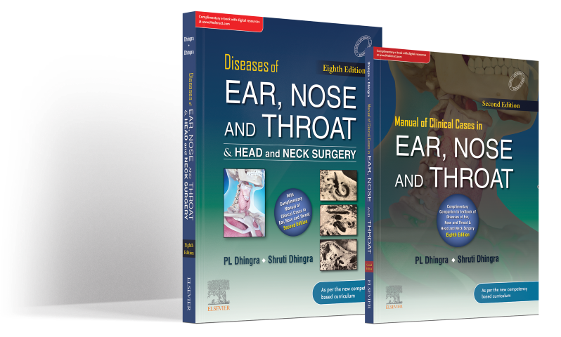 Diseases of Ear, Nose, Throat and Head and Neck Surgery, 8/e + Manual of Clinical Cases in Ear, Nose and Throat, 2/e - Set