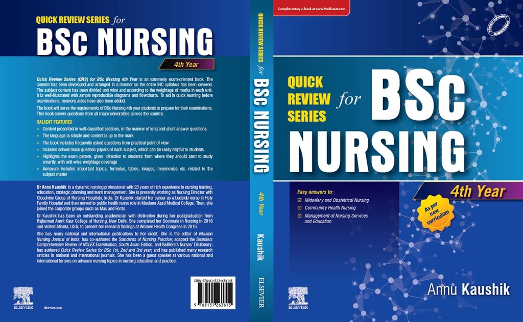 Quick Review Series for B.Sc. Nursing: 4th year