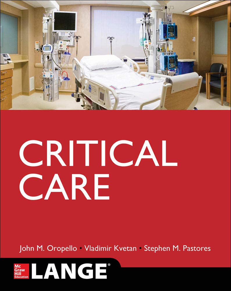 LANGE CRITICAL CARE MEDICINE