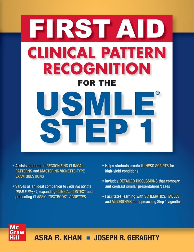 FIRST AID PATTERN RECOGNITION FOR THE USMLE STEP 1