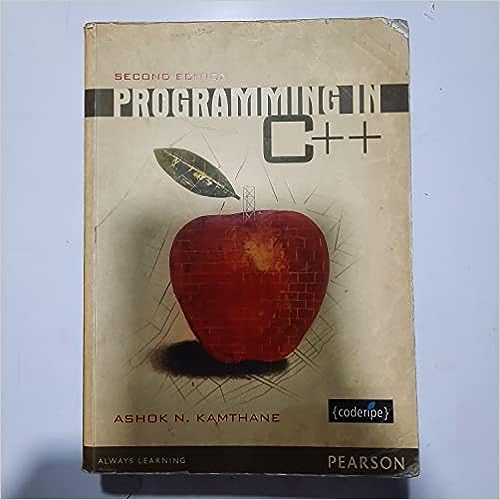 Programming in C++ 2/e