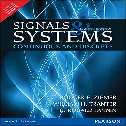 Signals and Systems: Continuous and Discrete, 4/e