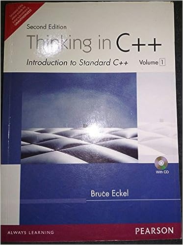 Thinking in C++: Introduction to Standard C++, Volume One, 2e