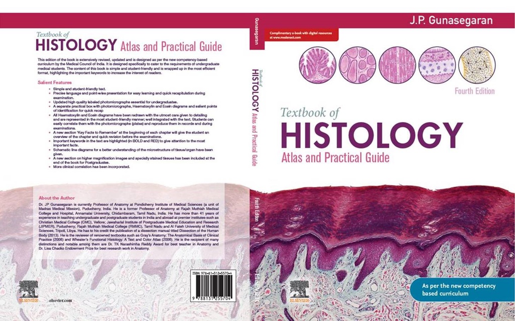 Textbook of Histology: Atlas and Practical Guide, 4/e