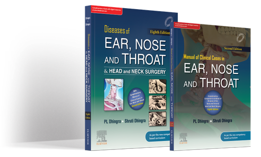 [B9788131263839] Diseases of Ear, Nose, Throat and Head and Neck Surgery, 8/e + Manual of Clinical Cases in Ear, Nose and Throat, 2/e - Set