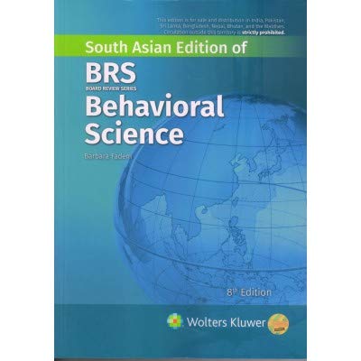 [B9789389859225] BRS Behavioral Science, 8/e