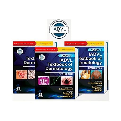 [B9789381496701] IADVL Textbook of Dermatology, 3-VOL Set, 5/e