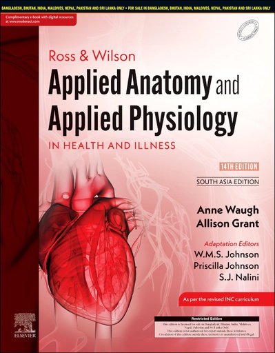 [B9788131267257] Ross and Wilson Applied Anatomy and Applied Physiology in Health and Illness, 1SAE