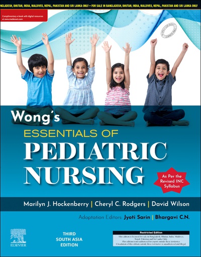 [B9788131264454] Wong’s Essentials of Pediatric Nursing, 3rd SAE