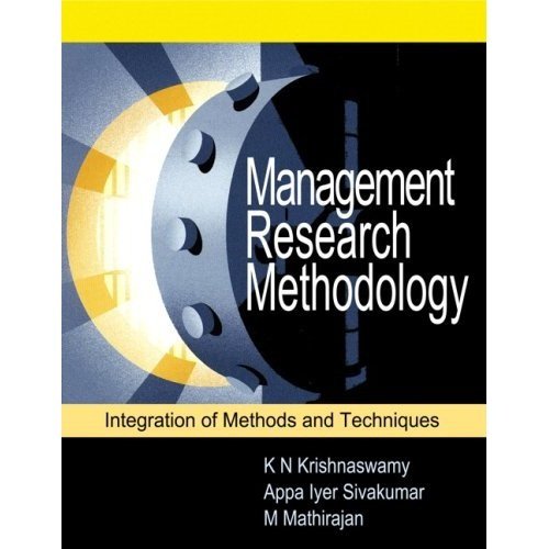 [B9788177585636] Management Research Methodology: Integration of Methods and Techniques , 1e