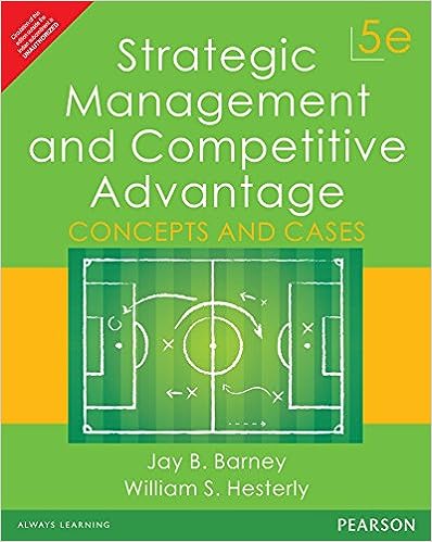 [B9789332559400] Strategic Management and Competitive Advantage: Concepts 5e