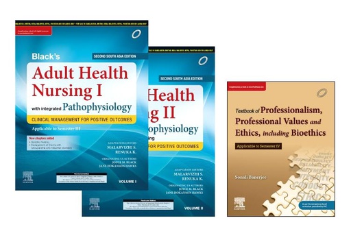 [B9788131267691] Black’s Adult Health Nursing I & II: Clinical Management for Positive Outcomes, 2nd SAE & Text Book of Professionalism, Professional Values and Ethics, including Bioethics 1e