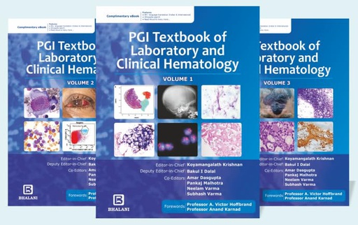 [B9789381496763] PGI Textbook of Laboratory & Clinical Hematology, 3-Vol. Set, 1e