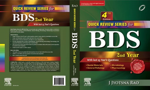 [B9788131256039] Quick Review Series for BDS 2nd Year, 4/e